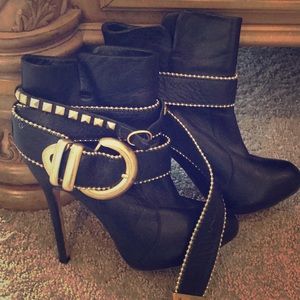 Gently worn ankle booties